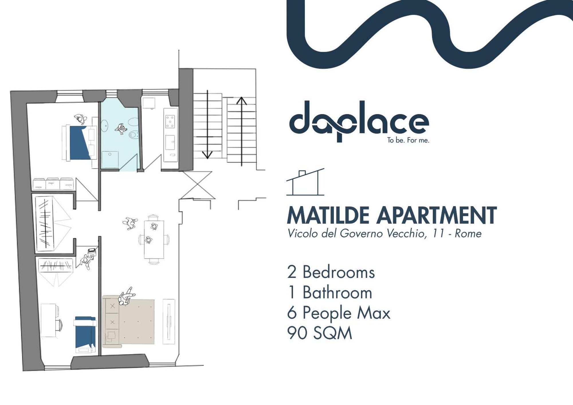 Daplace - Matilde Apartment Рим Экстерьер фото
